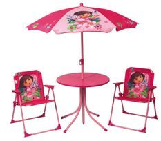 Ensemble table et 2 chaises Dora Disney