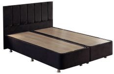 Ensemble tête de lit et cadre de lit avec coffre de rangement Rika - 7 tailles