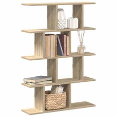 Étagère cube murale 12 compartiments chêne sonoma