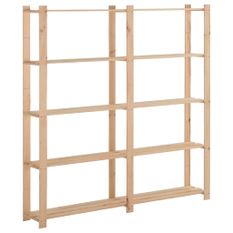 Étagère de stockage 5 niveaux 170x28,5x170cm Bois de pin massif