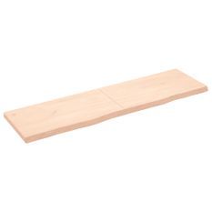 Étagère murale 180x50x(2-6) cm bois de chêne massif non traité