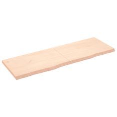 Étagère murale 180x60x(2-6) cm bois de chêne massif non traité