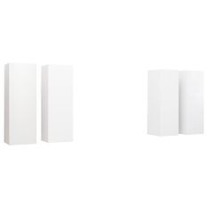 Etagère murale 4 pcs Blanc 30,5x30x90 cm