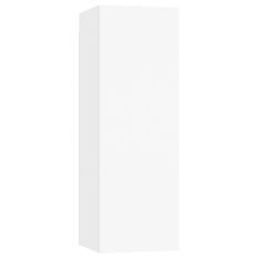 Etagère murale Blanc 30,5x30x90 cm