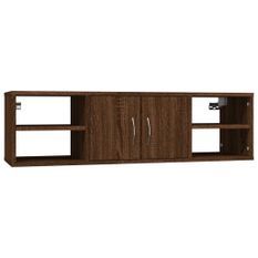 Étagère murale chêne marron 102x30x29 cm bois d'ingénierie