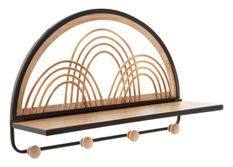 étagère oporto avec cintres cm 46x15,5x30