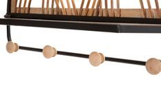 étagère oporto avec cintres cm 46x15,5x30