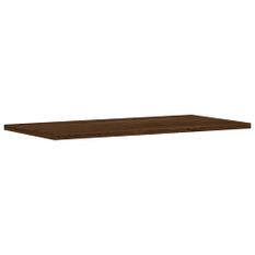 Étagères murales 4 pcs chêne marron 60x20x1,5cm bois ingénierie