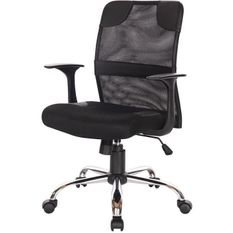 FAST Chaise de bureau ajustable - Noir - L 64 x P 56 x H 93/101 cm