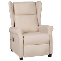 Fauteuil de massage Crème Tissu