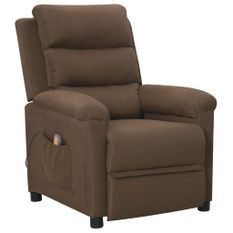 Fauteuil de massage Marron Tissu