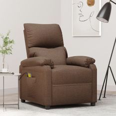 Fauteuil de massage Marron Tissu