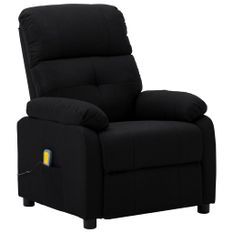 Fauteuil de massage Noir Tissu 5