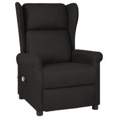 Fauteuil de massage Noir Tissu