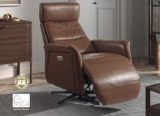 Fauteuil de relaxation électrique cuir Dyana - 3 couleurs