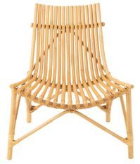 Fauteuil design MARGERY – L’élégance minimaliste du rotin naturel