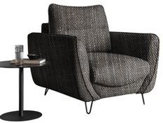 Fauteuil en tissu ZURIK – Élégance italienne et confort durable