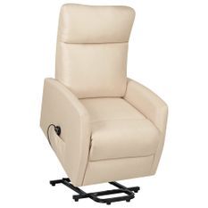 Fauteuil inclinable Crème Tissu Silencia