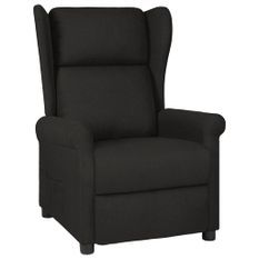 Fauteuil inclinable électrique Noir Tissu 5