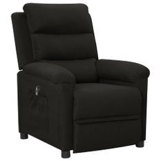 Fauteuil inclinable électrique Noir Tissu 4