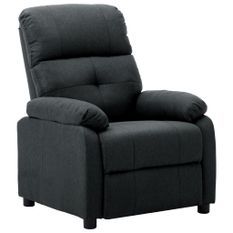 Fauteuil inclinable Gris foncé Tissu 7