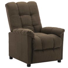 Fauteuil inclinable Marron Tissu Pako