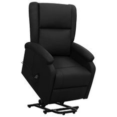 Fauteuil inclinable Noir Similicuir 4