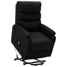 Fauteuil inclinable Noir Tissu 18