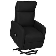 Fauteuil inclinable Noir Tissu Silencia