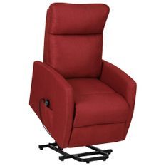 Fauteuil inclinable Rouge bordeaux Tissu Silencia