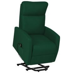 Fauteuil inclinable Vert foncé Tissu Silencia