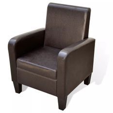 Fauteuil Marron Similicuir 3