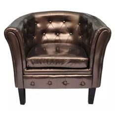 Fauteuil Marron Similicuir 5