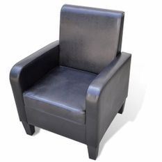 Fauteuil Noir Similicuir 5