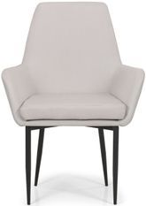 Fauteuil tissu beige Neste