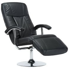 Fauteuil TV Noir Similicuir