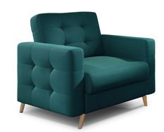 Fauteuil velours ANSKA