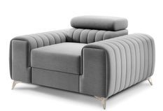 Fauteuil velours LOZA - Confort et design moderne