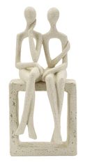 Figurines stons paire cm 11,5x9x25