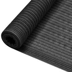 Filet brise-vue Anthracite 1,2x10 m PEHD 75 g/m²