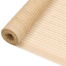 Filet brise-vue Beige 2x25 m PEHD 75 g/m²