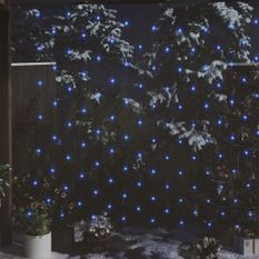 Filet lumineux bleu de Noël 3x3 m 306 LED Intérieur/extérieur