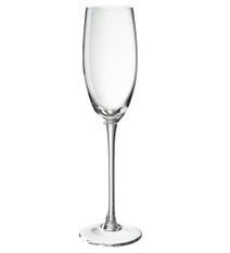 Flûte à champagne verre transparent Ocel