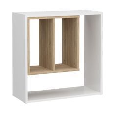 FMD Étagère murale avec 3 compartiments ouverts 58,3x24,4x58,6 cm