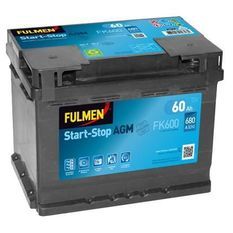 FULMEN Batterie auto START-STOP AGM FK600 (+ droite) 12V 60AH 680A