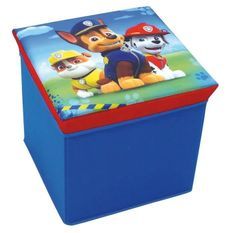 Fun House Pat Patrouille tabouret de rangement pour enfant