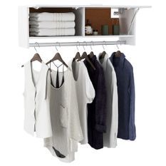 Garde-robe Blanc 100x32,5x35 cm