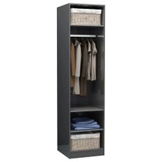 Garde-robe Gris brillant 50 x 50 x 200 cm