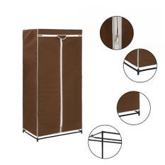 Garde-robe Marron 75x50x160 cm