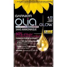 GARNIER Olia Coloration permanente sans ammoniaque - 4.12 Châtain cendre lumineux